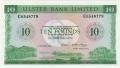 Ulster Bank Ltd 10 Pounds,  1. 2.1988